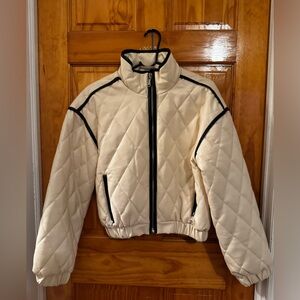 7 For All Mankind Cream Jacket